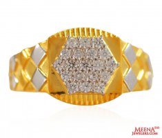 22K Gold Mens Ring