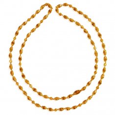 22 Karat Gold White Tulsi Mala