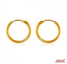 22k Gold Hoop Earrings ( Hoop Earrings )