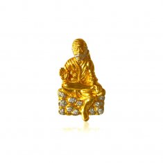 22 Kt Gold Sainath Pendant
