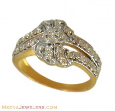 18K Gold Diamond Ring