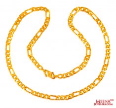 Men`s Gold Chains - 22kt Men`s Gold 
