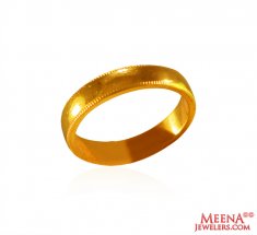 22 Karat Gold Wedding Band