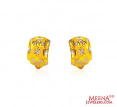 22k Fancy Clip On Earrings