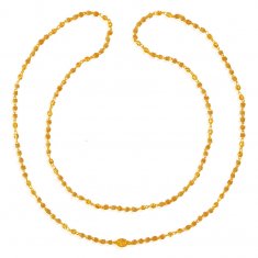 22Karat Gold White Tulsi Mala ( 22Kt Long Chains (Ladies) )