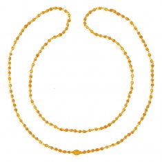 22Karat Gold White Tulsi Mala