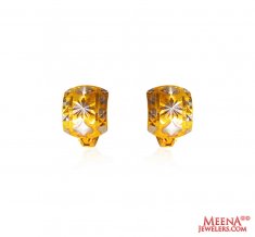 22Kt Gold Clip On Earrings