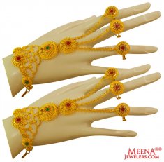 22Kt Gold Panja for Ladies (2 PC)