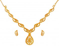 22Karat Gold Light Necklace Set ( Light Sets )