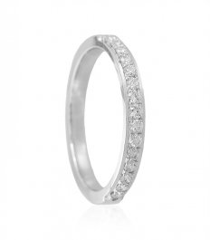 White Gold 18K Diamond Band ( Diamond Rings )