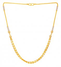 22KT Gold Designer Necklace Chain ( 22Kt Gold Fancy Chains )