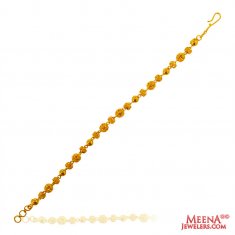 22K Gold Balls Bracelet ( Ladies Bracelets )