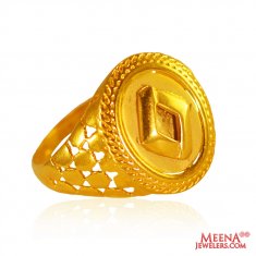 Mens 22K Gold Ring