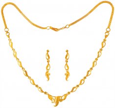 22K Gold Necklace Set