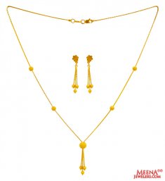 22 Karat Gold Necklace Set ( Light Sets )