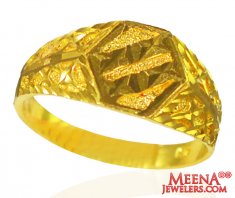 22  Kt Gold Mens Ring