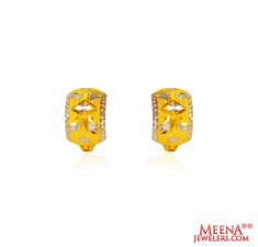 22k Fancy Clip On Earrings ( Clip On Earrings )