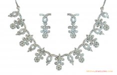 White Gold Necklace Set