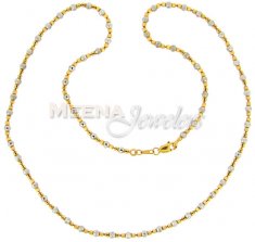 22 Kt Gold Fancy Chain ( 22Kt Gold Fancy Chains )