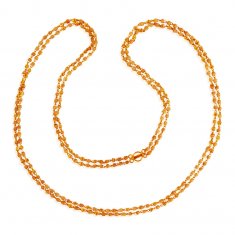 22Kt Gold White Tulsi Mala