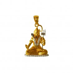 22 Kt Gold Lord Shankar Pendant