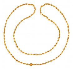 22Kt Gold White Tulsi Mala