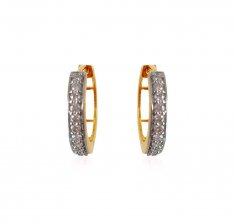 18Karat Gold Diamond Earrings
