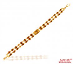 22k Gold Rudraksh Bracelet  ( Men`s Bracelets )