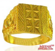 22 Karat Mens Ring 