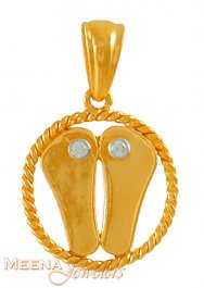 22kt gold Paduka