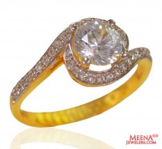 22K Gold Ladies Ring