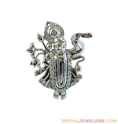 18k Lord Shree Nath Ji Pendant