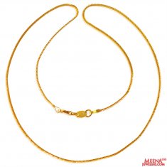 22k Gold Light Chain 