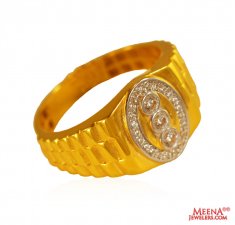 Mens 22K Gold Ring