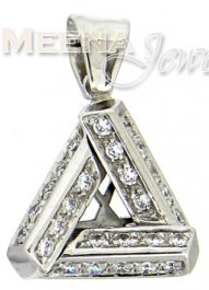 18 Kt White Gold Pendant