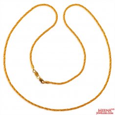 22k Gold Fancy Rope Chain