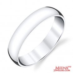 18Kt White Gold Band ( Wedding Bands )