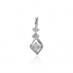 18K White Gold Fancy Pendant ( Fancy Pendants )