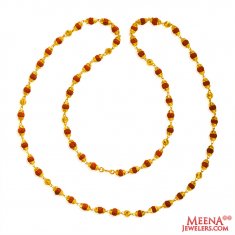 22k Gold Rudraksh Mala