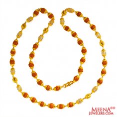 22k Gold Rudraksh Mala