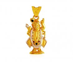 22k Lord Shrinathji Pendant