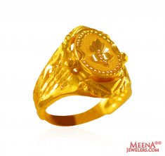 22 Karat Gold Mens Ring ( Mens Gold Ring )