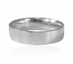 18 Kt White Gold Designer Wedding Band