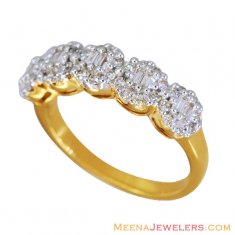 18k Cluster Diamond Ring 