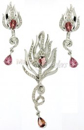 Fancy Diamond Pendant Set ( Diamond Pendant Sets )