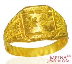 22 Karat Gold Mens Ring ( Mens Gold Ring )